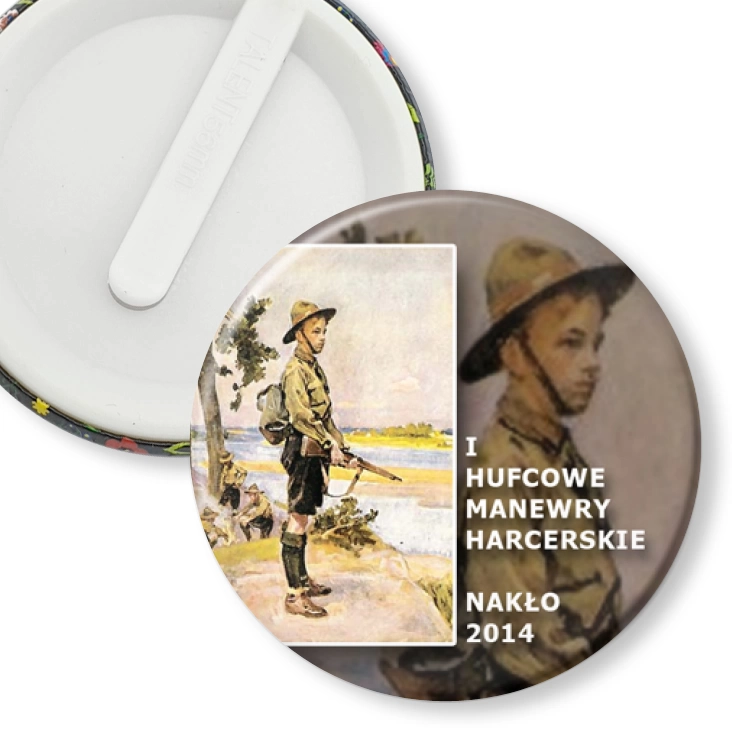 przypinka klips I Hufcowe Manewry Harcerskie Nakło 2014