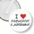 Przypinka klips I love dziewczyny z Kopernika