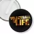 Przypinka klips I love volleyball