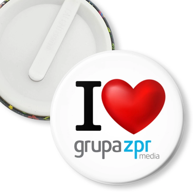 przypinka klips |I love ZPR