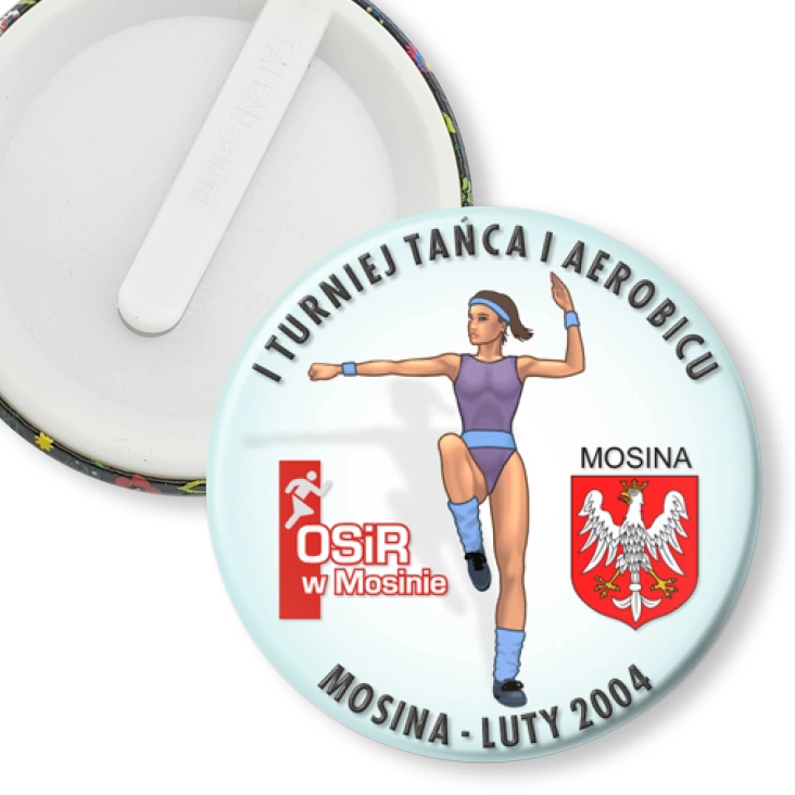 przypinka klips I Turniej Tańca i Aerobiku