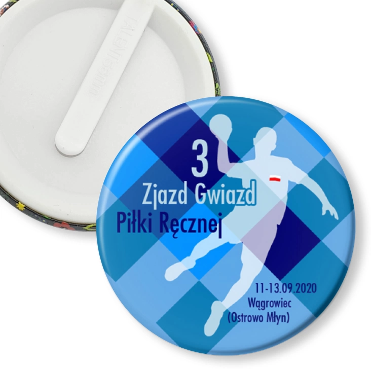 przypinka klips III Zjazd Gwiazd Piłki Ręcznej