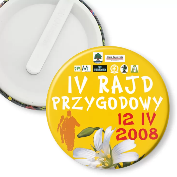 przypinka klips IV Rajd Przygodowy Konstancin-Jeziorna
