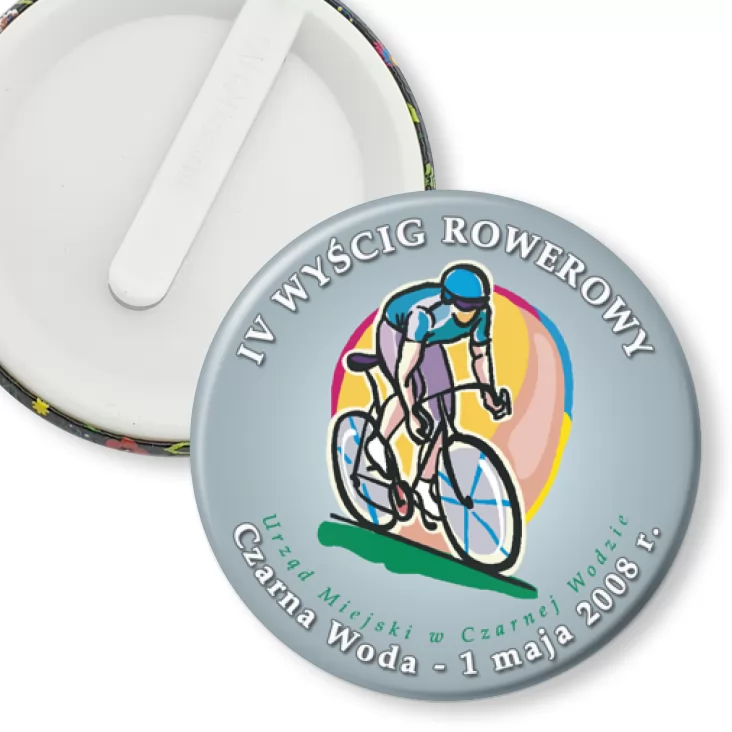 przypinka klips IV Wyścig Rowerowy Czarna Woda