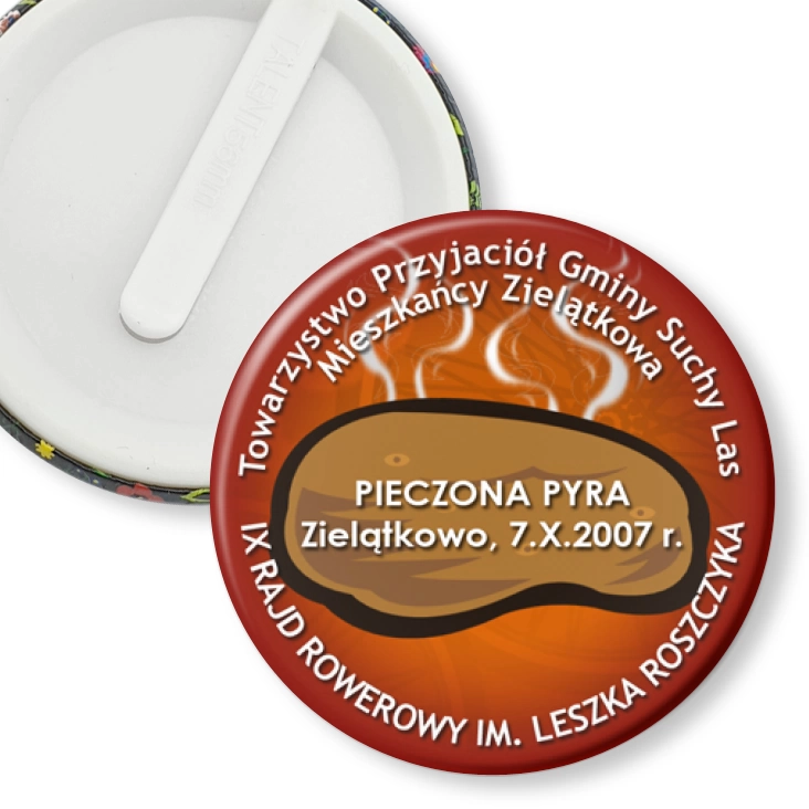przypinka klips IX Rajd Rowerowy im. Leszka Roszczyka