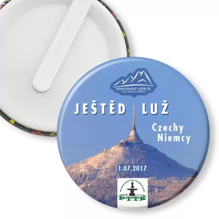 przypinka klips Jested i Luz w Czechach