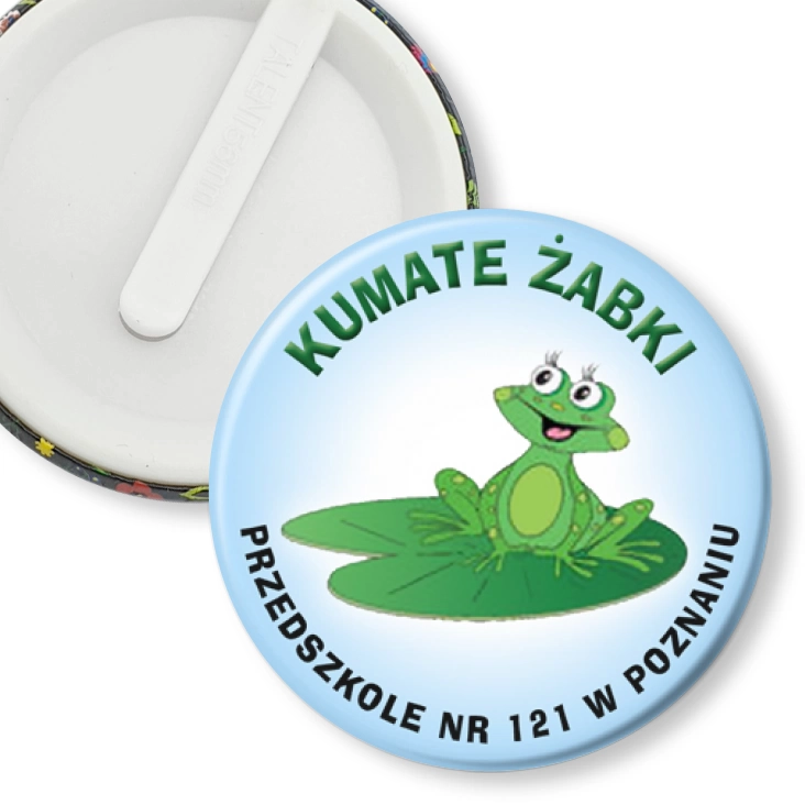 przypinka klips Kumate Żabki