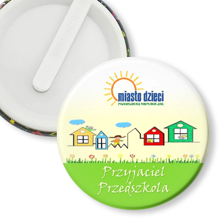 przypinka klips Miasto Dzieci