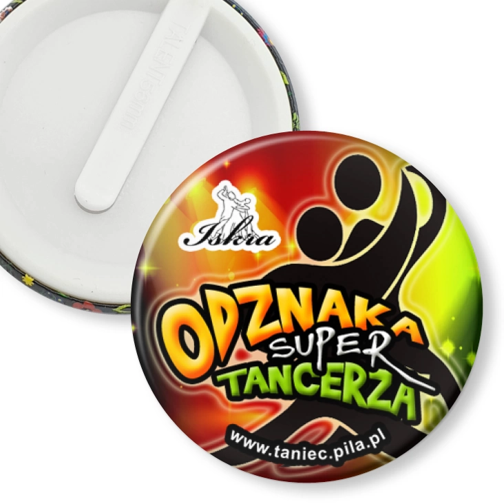 przypinka klips Odznaka super tancerza