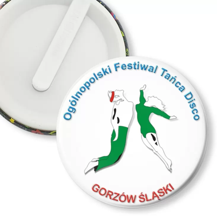 przypinka klips Ogólnopolski Festiwal Tańca Disco w Gorzowie Śląskim