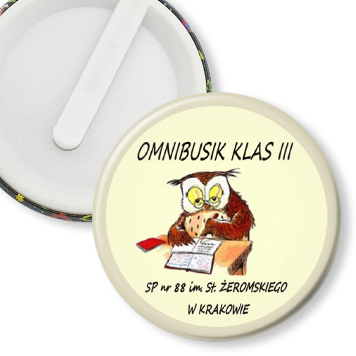 przypinka klips Omnibusek