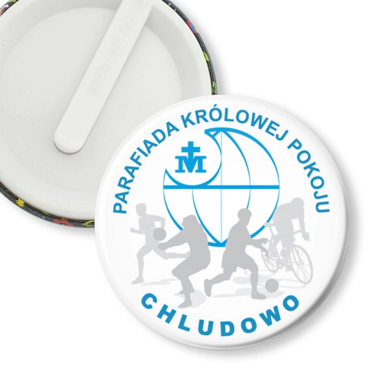 przypinka klips Parafiada Królowej Pokoju
