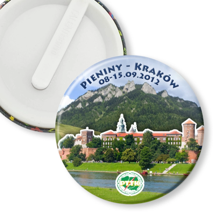 przypinka klips Pieniny - Kraków