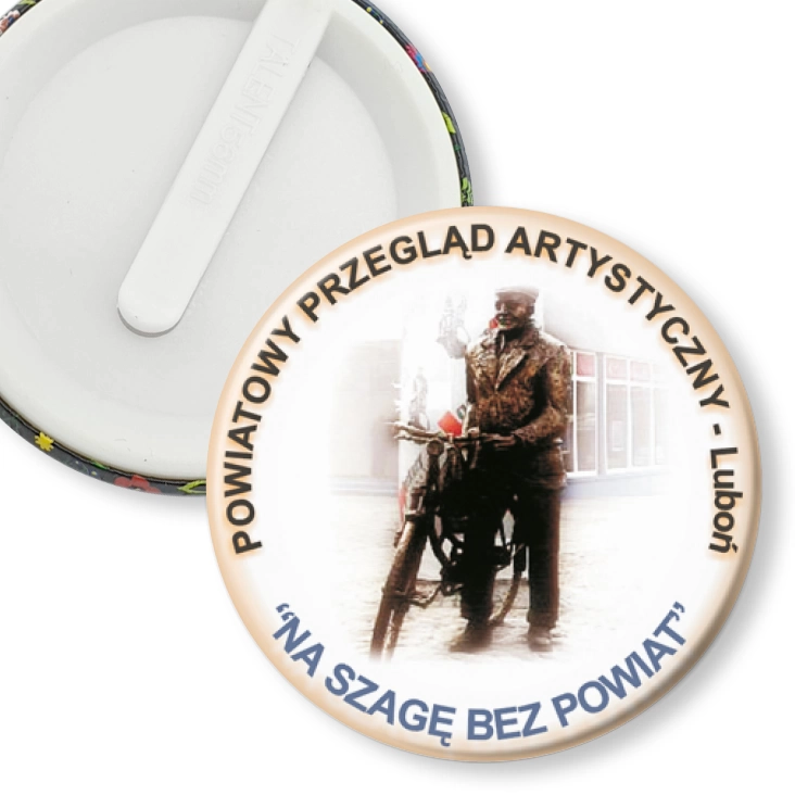 przypinka klips Powiatowy Przegląd Artystyczny - Luboń