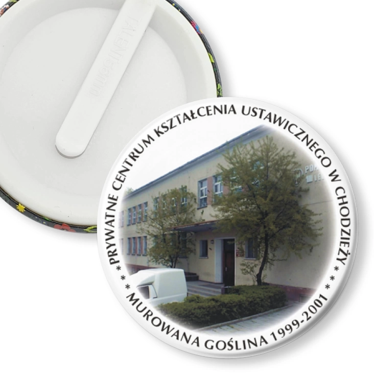 przypinka klips Prywatne Centrum Kształcenia Ustawicznego w Chodzieży