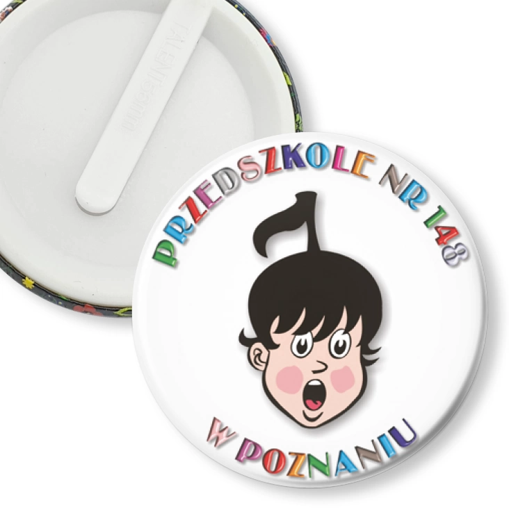 przypinka klips Przedszkole nr 148