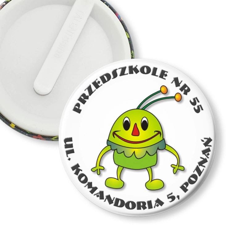 przypinka klips Przedszkole nr 55