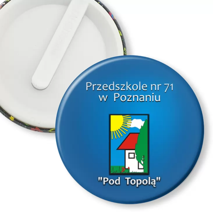 przypinka klips Przedszkole nr 71 w Poznaniu
