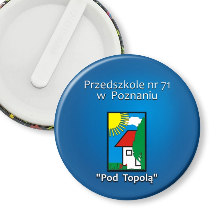 przypinka klips Przedszkole nr 71 w Poznaniu