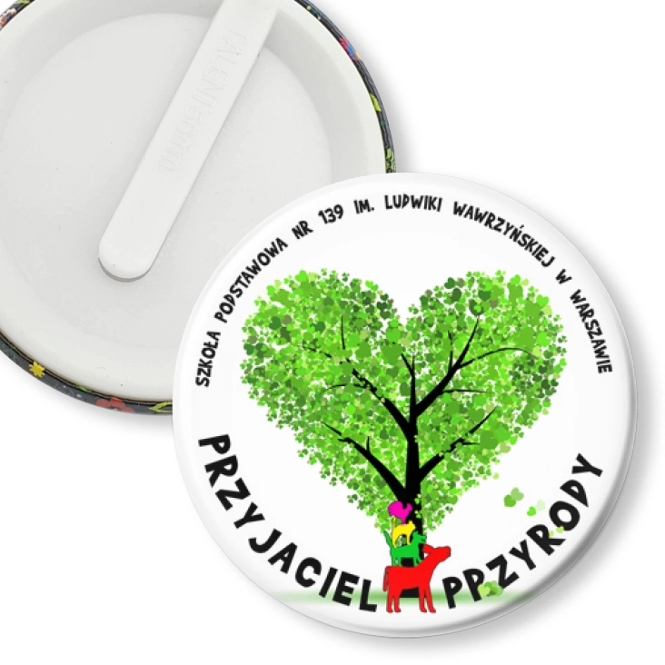 przypinka klips Przyjaciel Przyrody