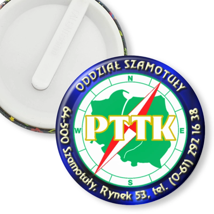 przypinka klips PTTK Szamotuły