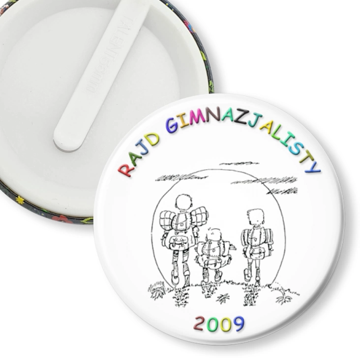 przypinka klips Rajd Gimnazjalisty 2009