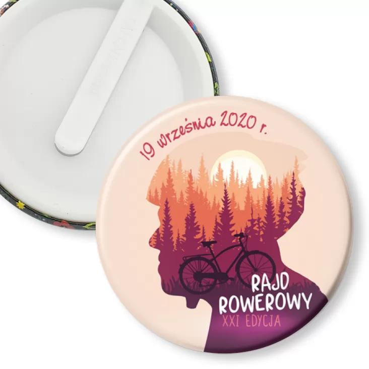 przypinka klips Rajd Rowerowy