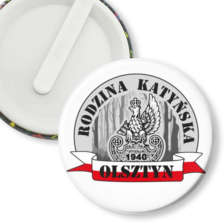 przypinka klips Rodzina Katyńska Olsztyn