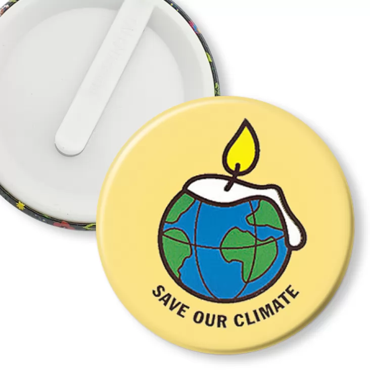 przypinka klips Save our climate