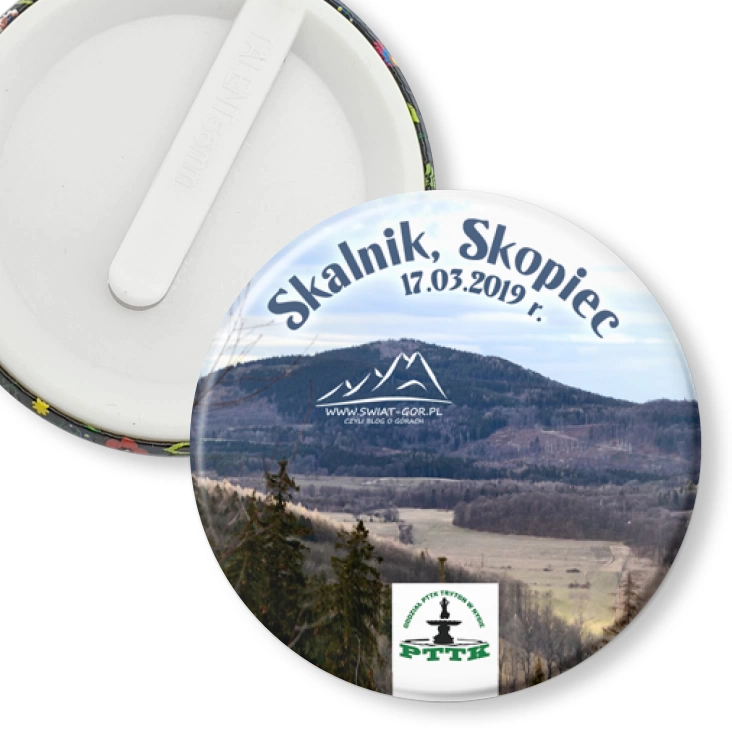 przypinka klips Skalnik Skopiec