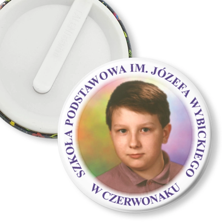przypinka klips SP im. J. Wybickiego w Czerwonaku