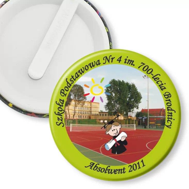 przypinka klips SP nr 4 w Brodnicy - Absolwent 2011