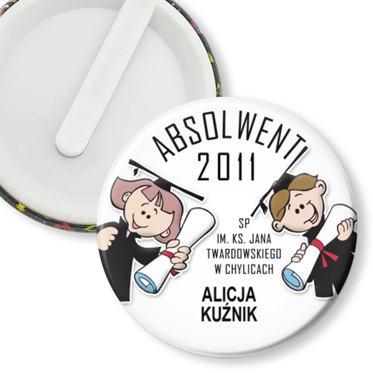 przypinka klips SP w Chylicach - absolwent 2011