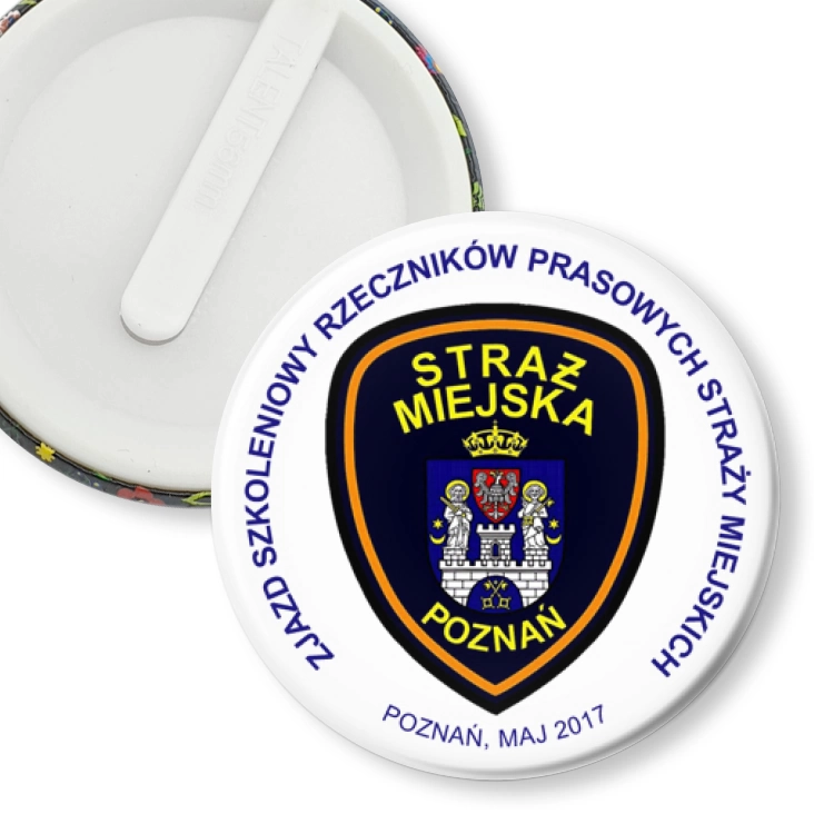 przypinka klips Straż Miejska Poznań - zjazd szkoleniowy