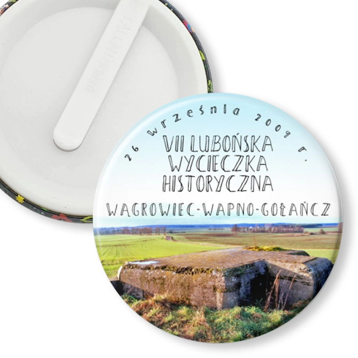 przypinka klips VII Lubońska Wycieczka Historyczna