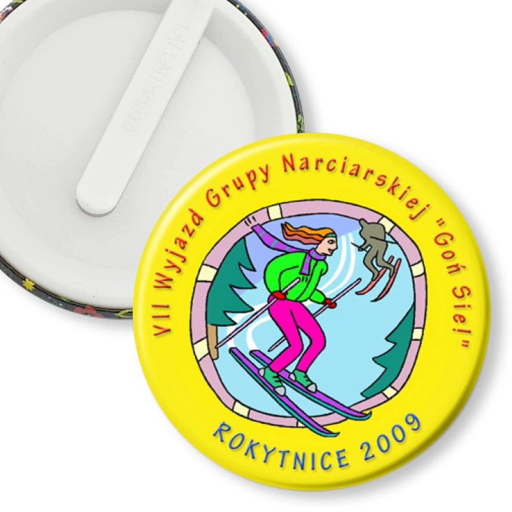 przypinka klips VII Wyjazd Grupy Narciarskiej Goń Sie!