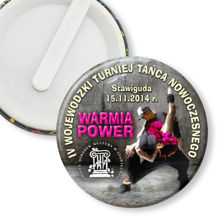 przypinka klips Warmia Power 2014