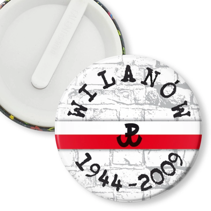 przypinka klips Warszawa - Wilanów