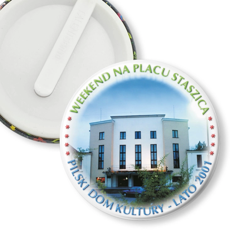 przypinka klips Weekend na placu Staszica