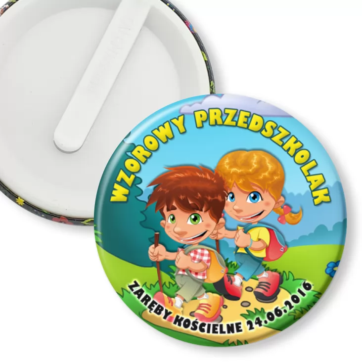 przypinka klips Wzorowy Przedszkolak