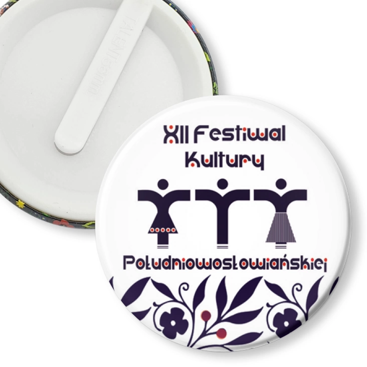 przypinka klips XII Festiwal Kultury Południowosłowiańskiej