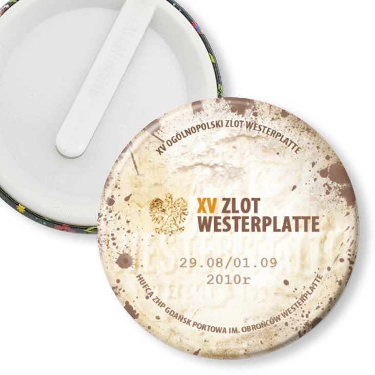 przypinka klips XV Zlot Westerplatte