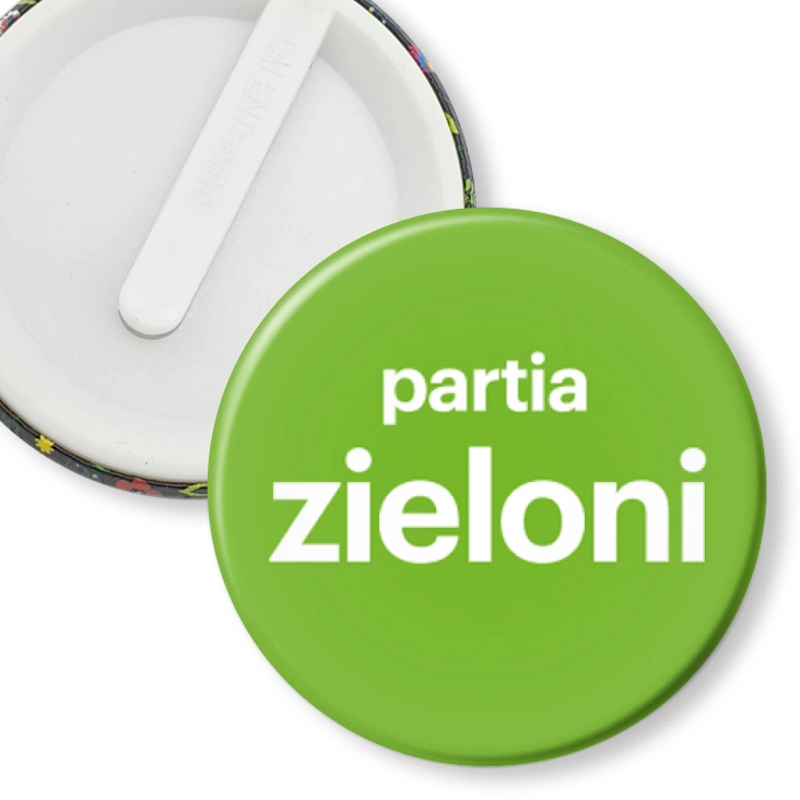 przypinka klips Zieloni