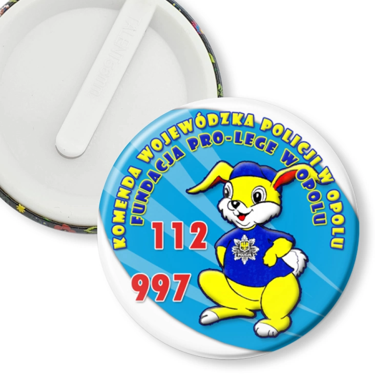 przypinka klips Policuś A