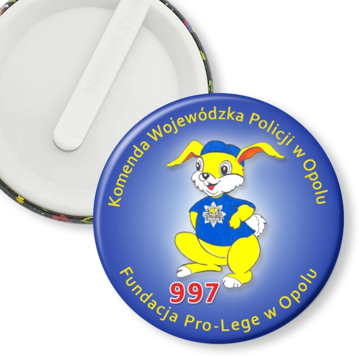 przypinka klips Policuś
