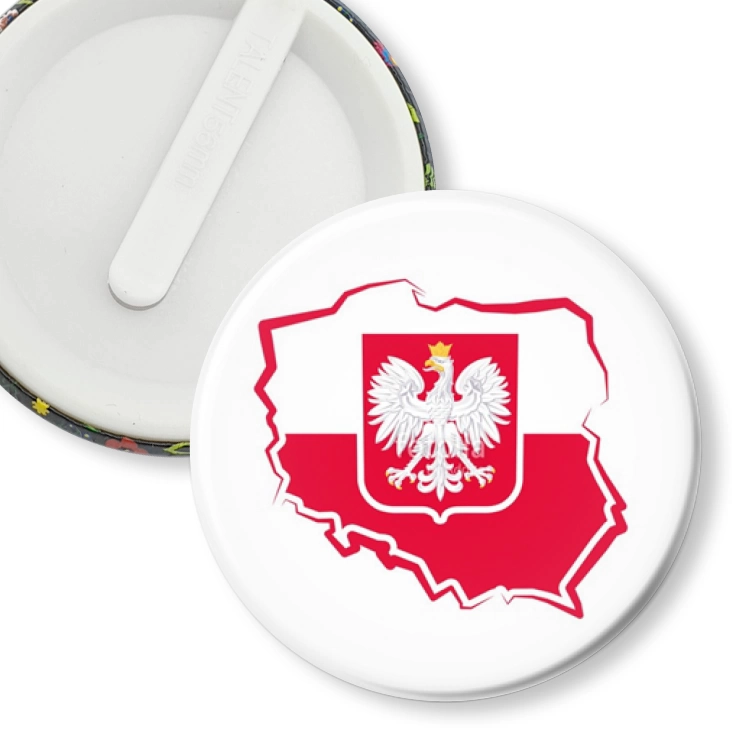 przypinka klips Polska