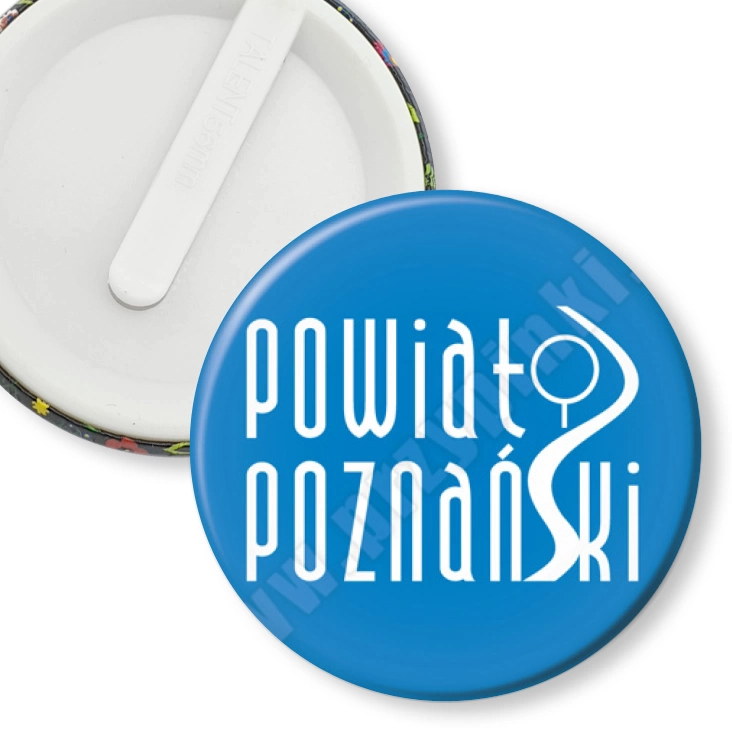 przypinka klips Powiat Poznański