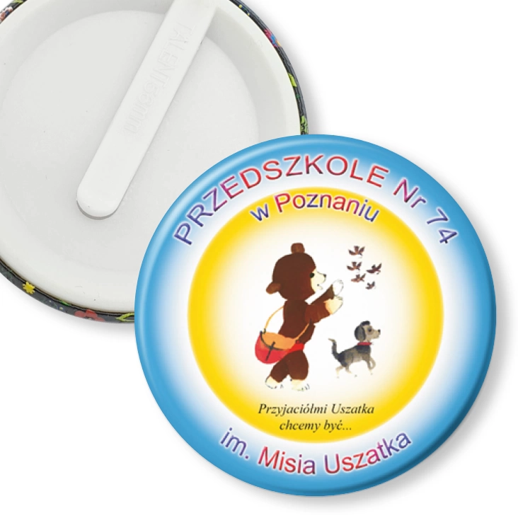 przypinka klips Przedszkole nr 74 w Poznaniu