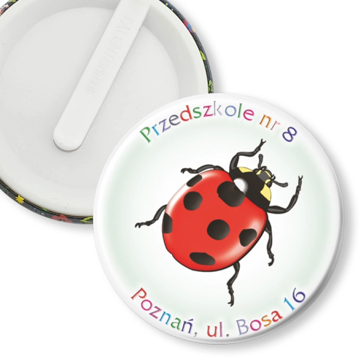 przypinka klips Przedszkole nr 8