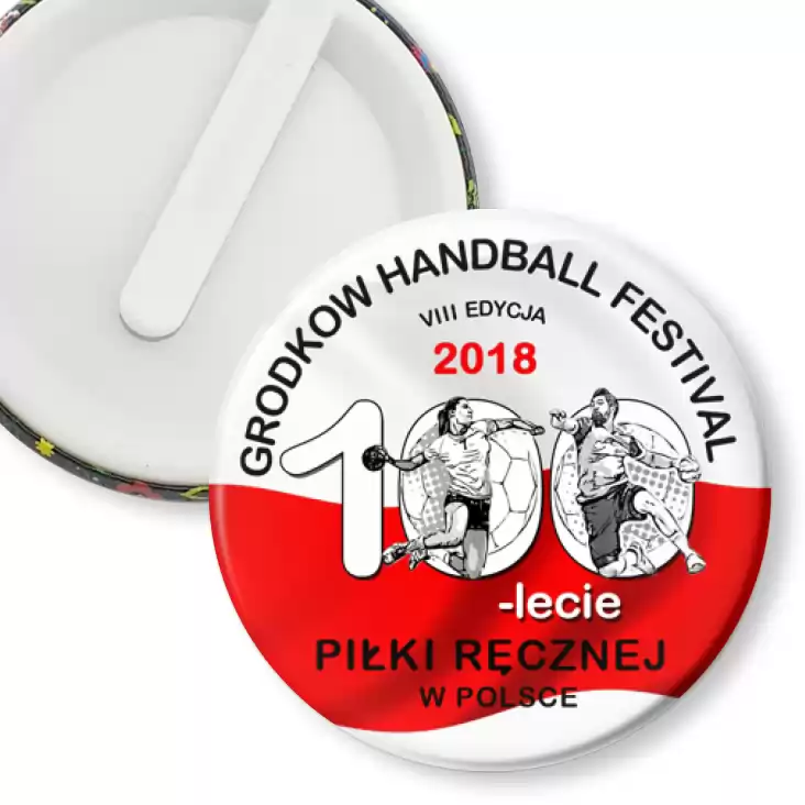 przypinka klips 8 Grodkow Handball Festival